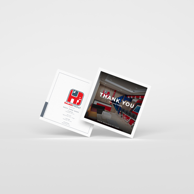 Thanks Card - 9 x 9 cm