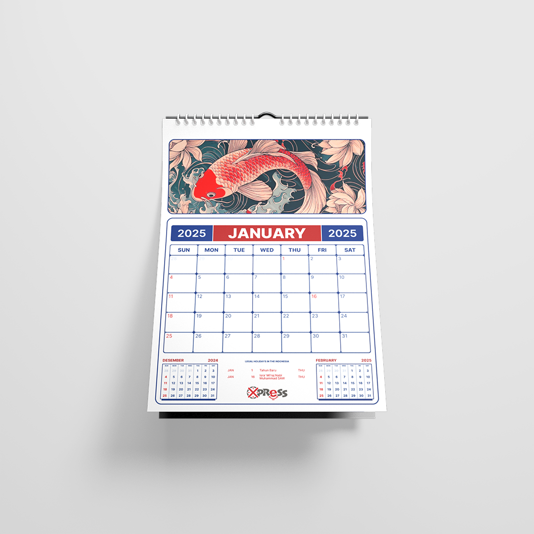 Kalender Dinding 38 x 54