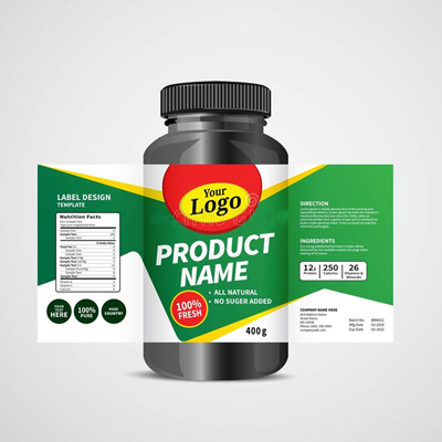 Sticker Label - 15 x 7 cm