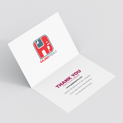 Thanks Card -14.5 x 10.5 cm